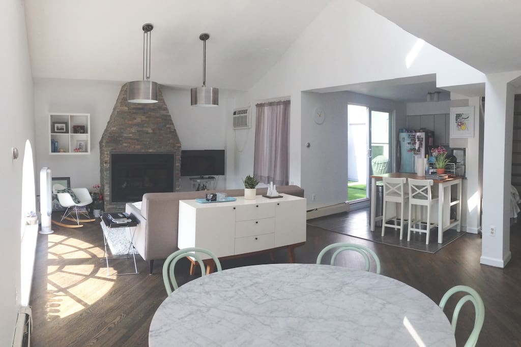 Open plan kitchen