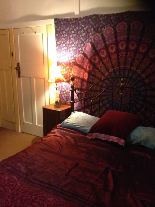 Comfortable queen size bed