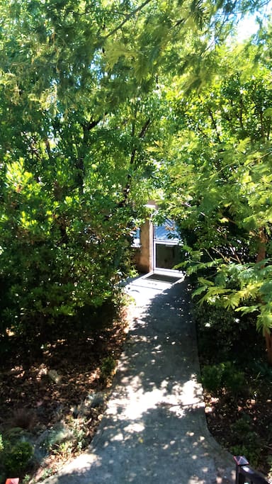 Entry into the garden.