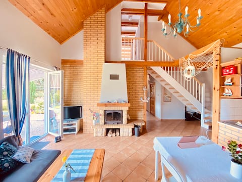 Top Airbnb: Villa with sauna / hot tub, Baltic Sea Świnoujście in Gmina Wolin