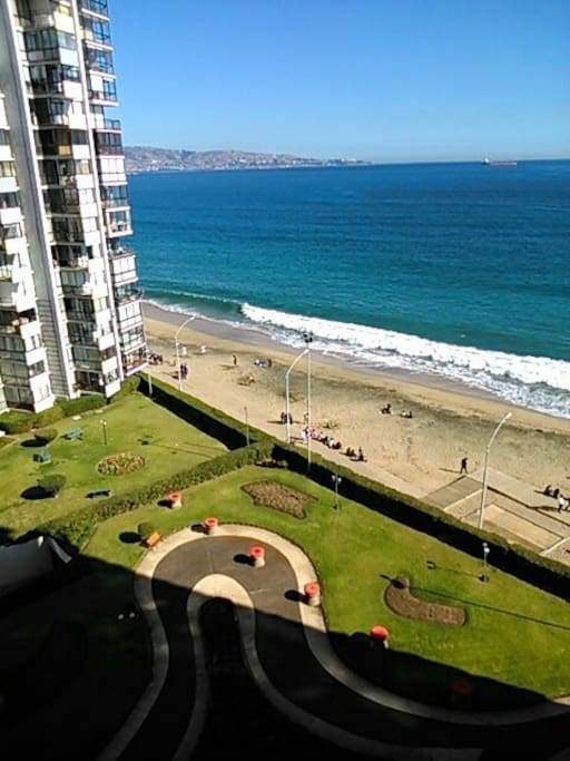 Vista al Mar, desde la habitación.