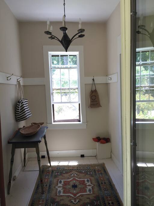 Entry room from side porch.