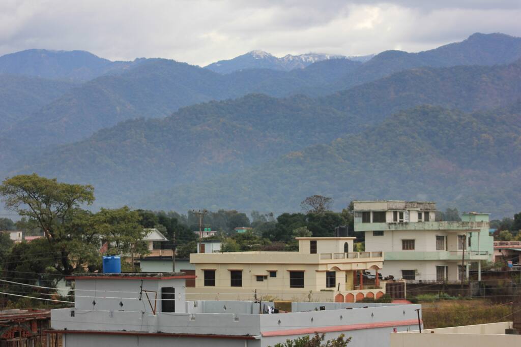 Mountain view from terrace