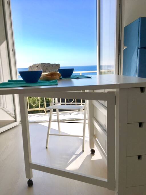 Breakfast with a view
