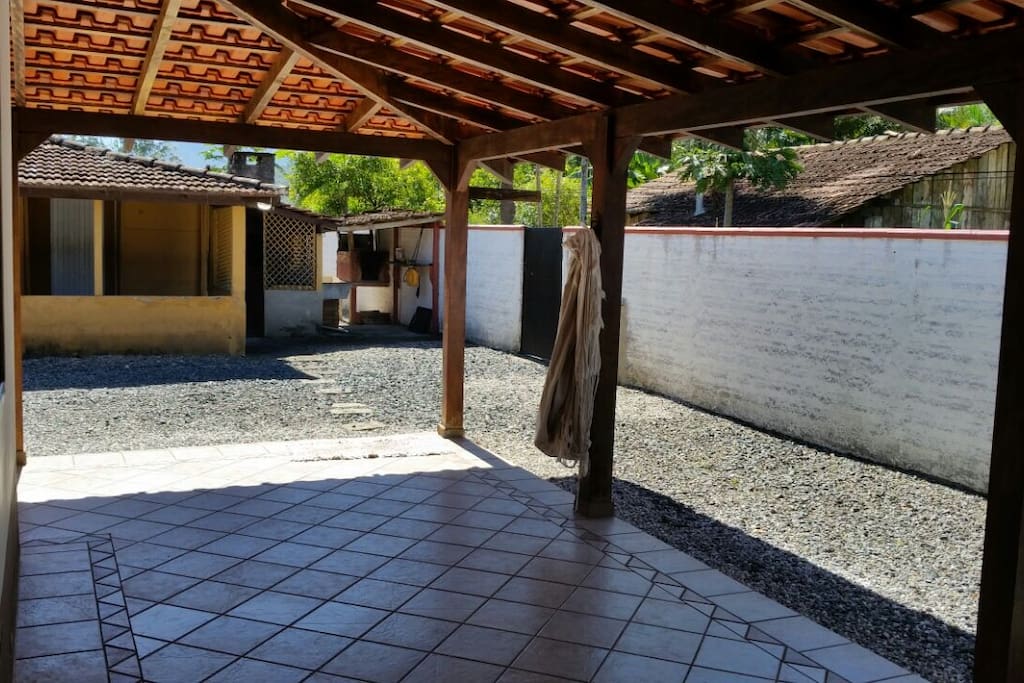 Garagem coberta