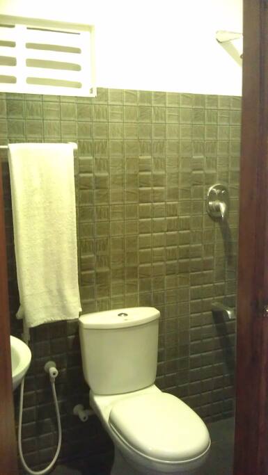 Attached modern bathroom