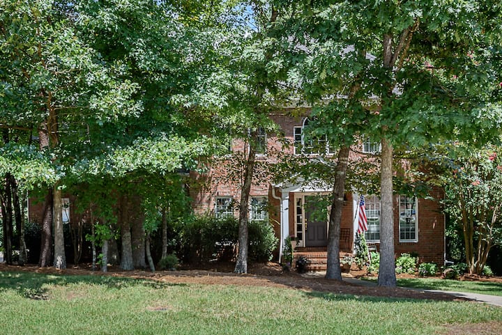 Exceptional Elon Nature Brick Home