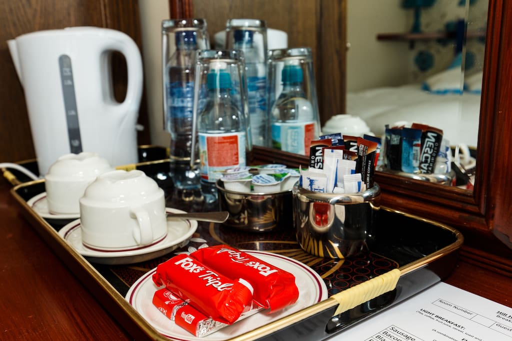 Drink making facilities in room