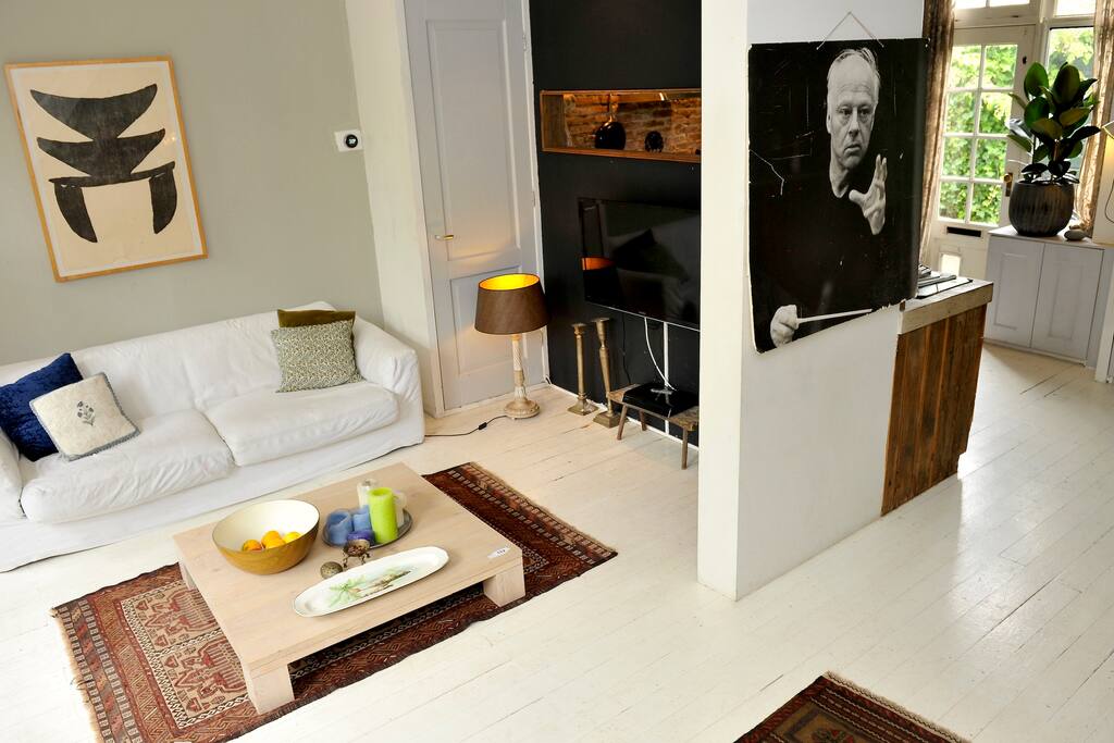 View on living room
