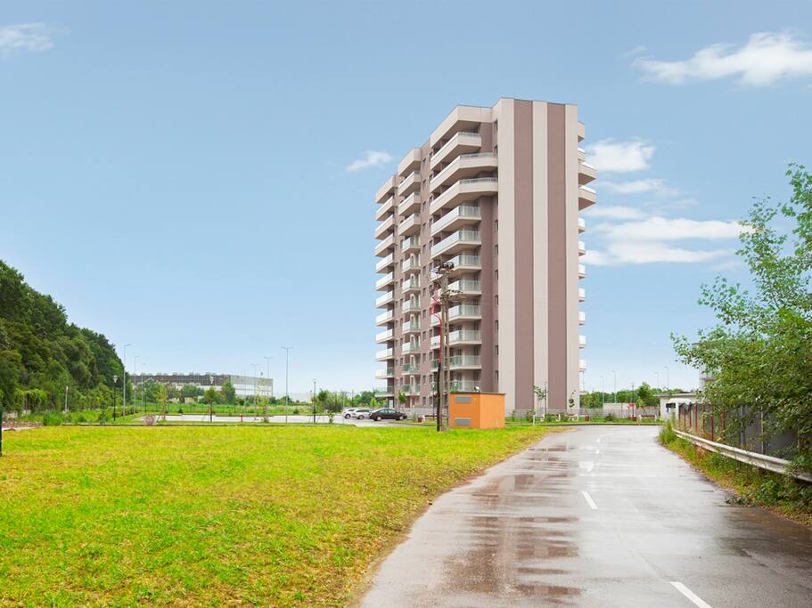 Forest view - the apartment is on the second to last floor