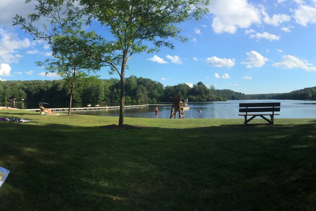 Lake Mokoma swimming beach