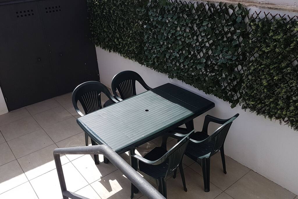 El patio para disfrutar