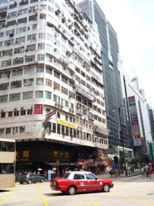 the building