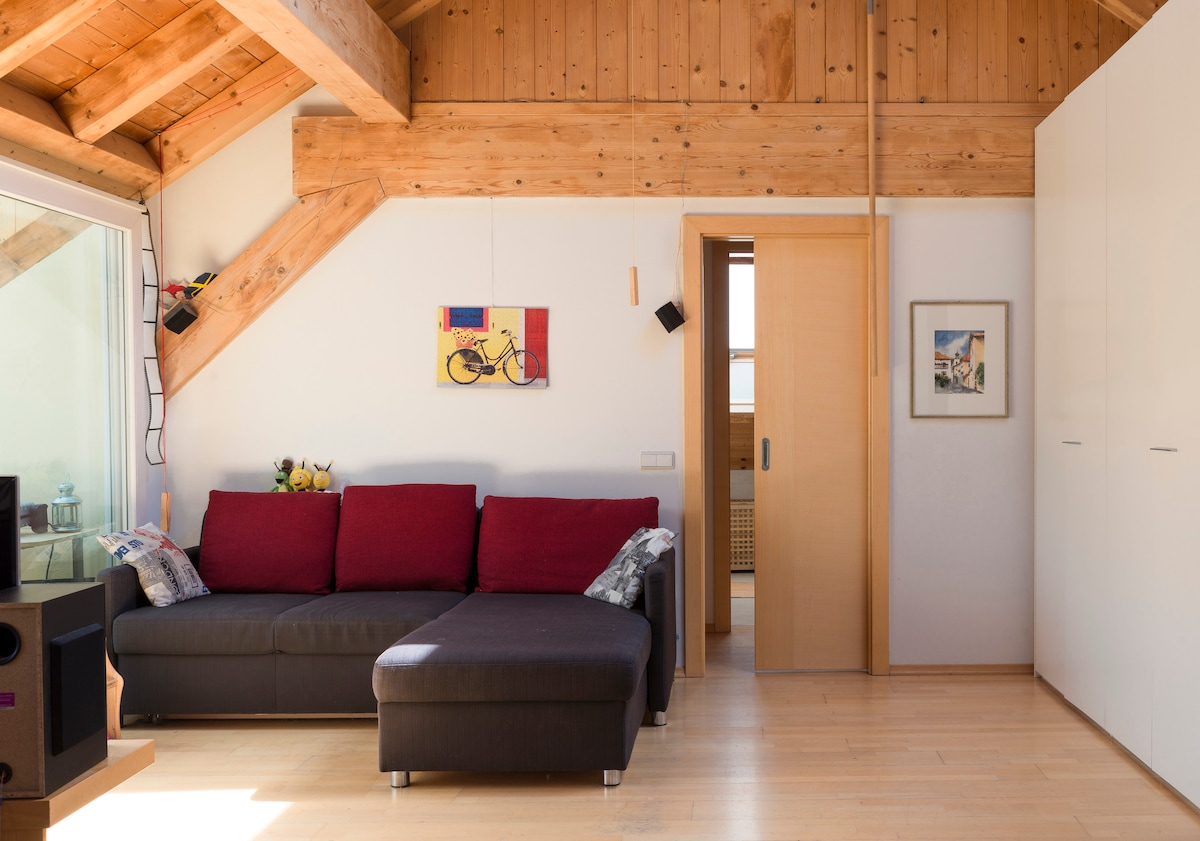 Top Airbnb: Attic apartment in Cornaiano, Italy en Appiano Sulla Strada Del Vino