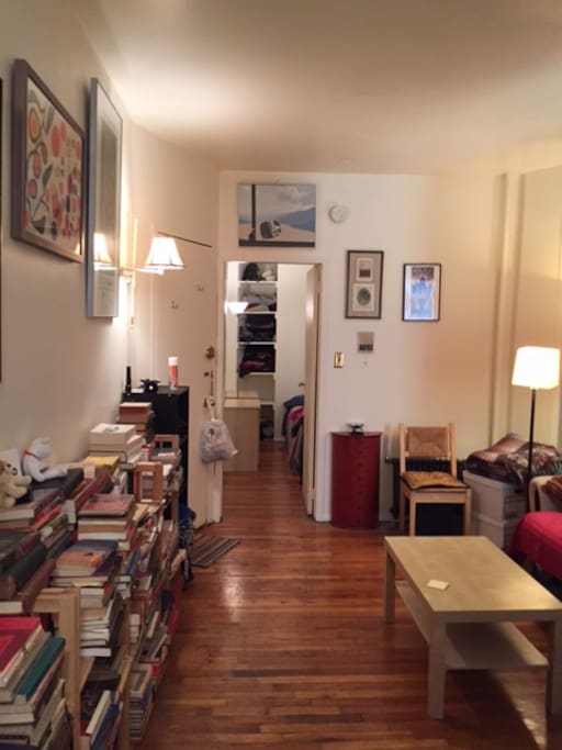 Living room (door at back leads to bedroom)