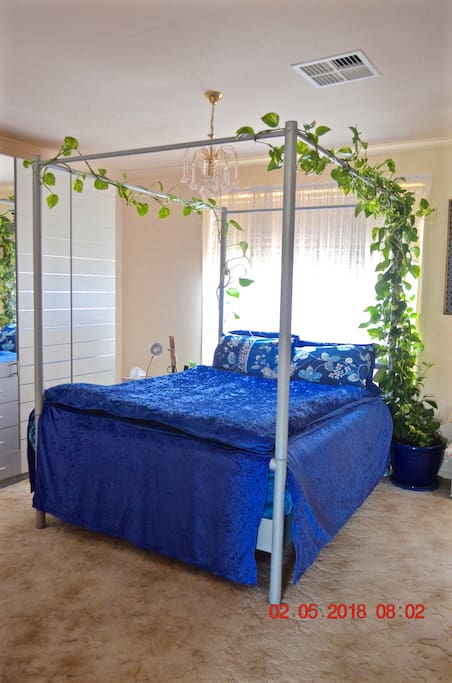 The Master Bedroom is sometimes called the Blue Room.
