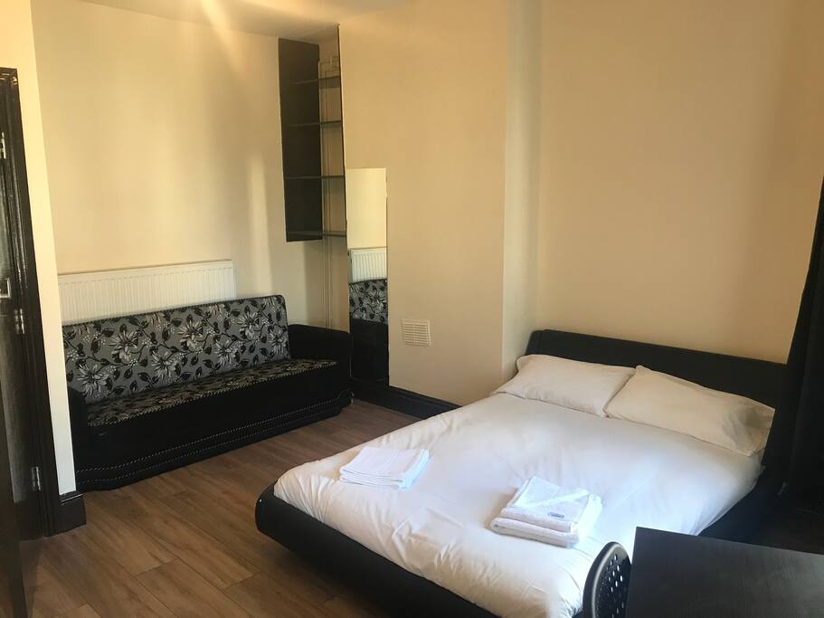 double bed and sofa bed