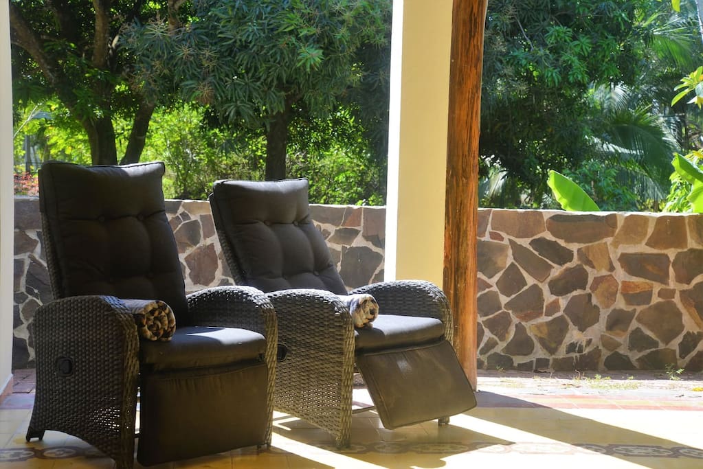 Relax in one of the many reclining chairs