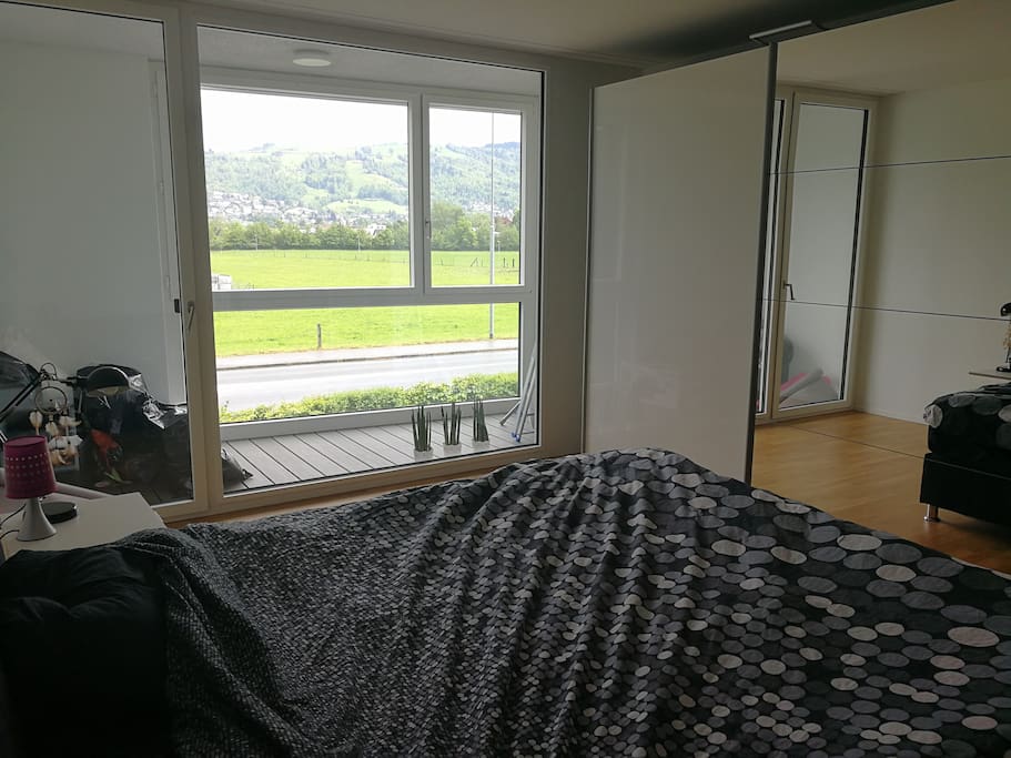 Bedroom view to Zugerberg