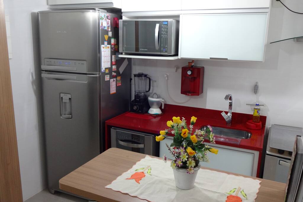 cozinha totalmente equipada