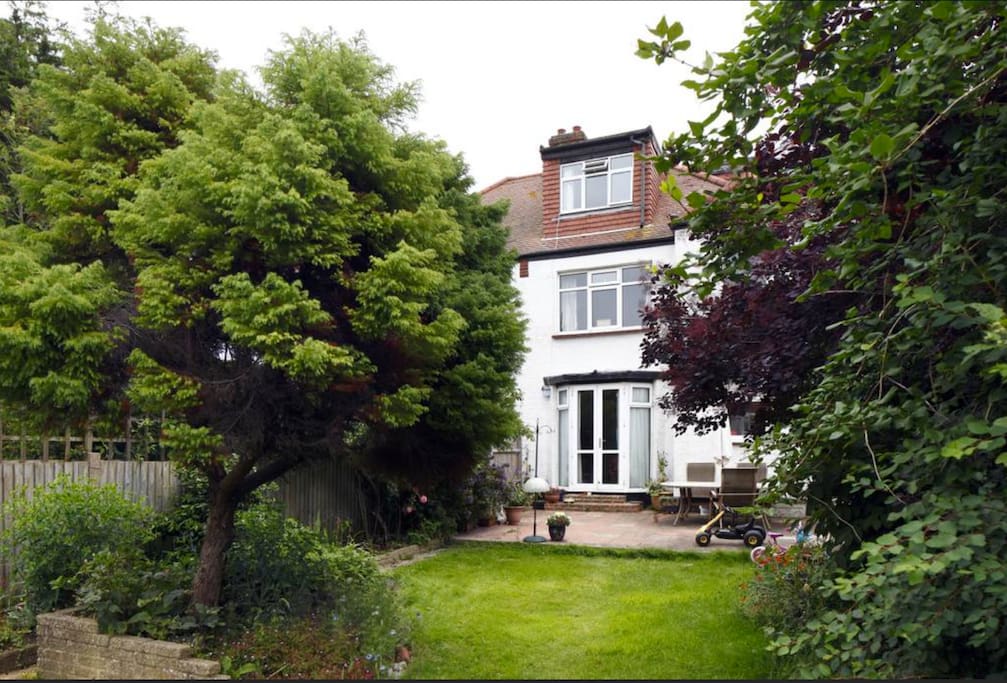 The house is situated within an 85 foot garden