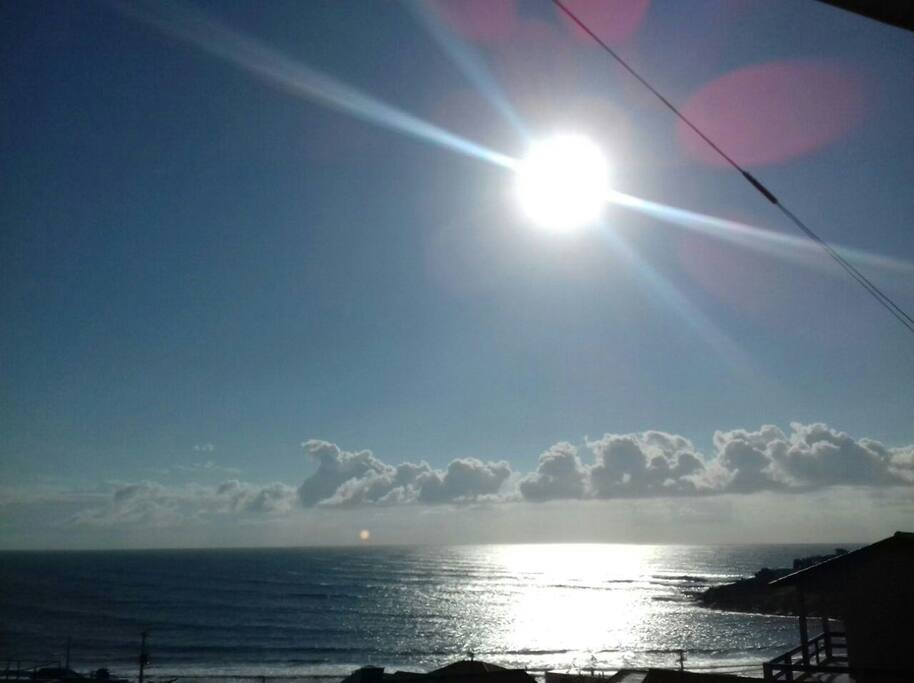 O sol nasce bem em frente a casa, é um espetáculo da natureza!