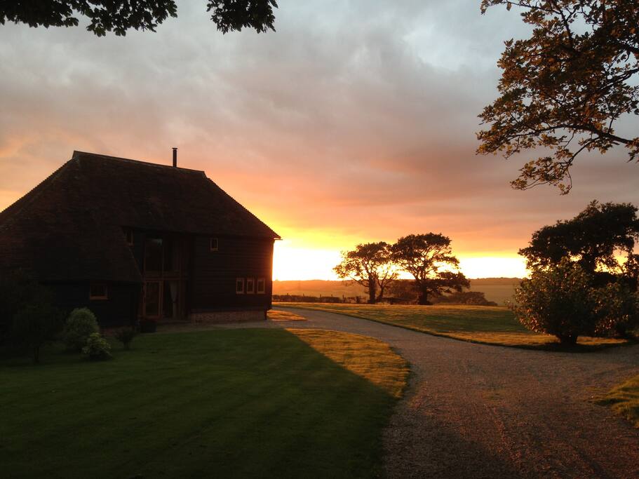 Evening time at Sherlocks Barn