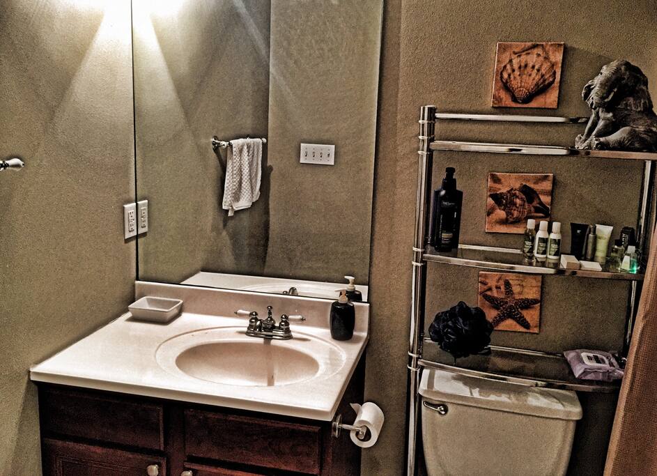 Private bathroom.