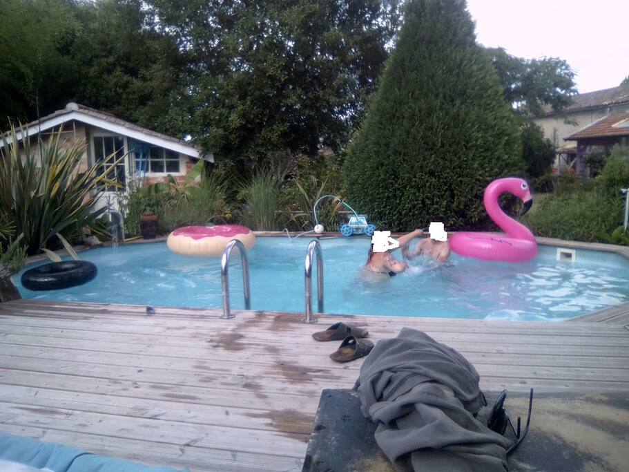 Si il reste de la place un plouf!!