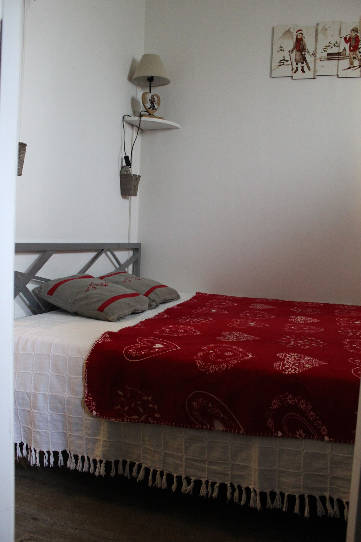 חדר שינה עם 140 מיטות לשני אנשים