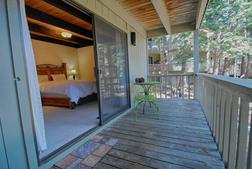 Private deck off of bedroom #2