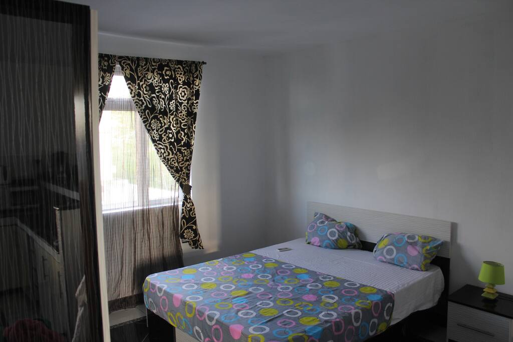 Bedroom 2 with wardrobe and air-condition