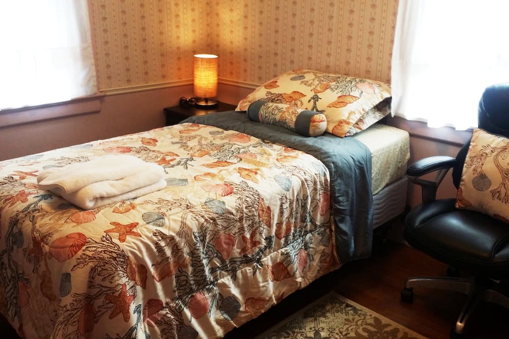 A comfy single bed specially for solo travelers.