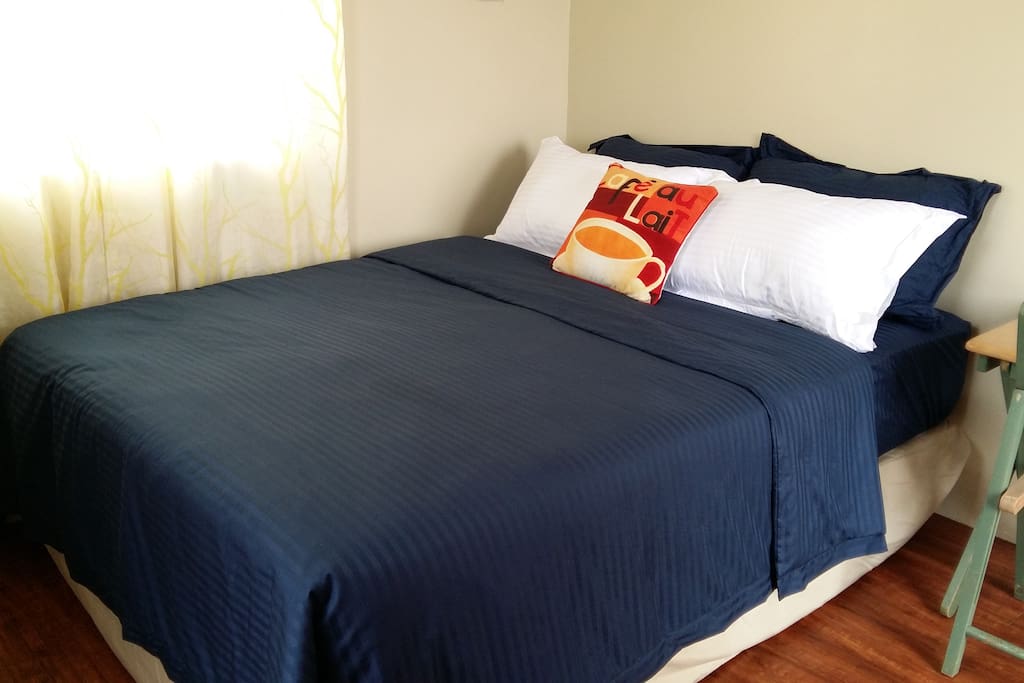 This is the Master's bedroom on the second floor with its own balcony.