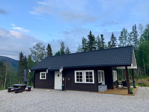 Luxurious cabin in the middle of beautiful nature