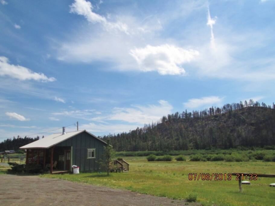 Looking north. National Forest land off rear deck.