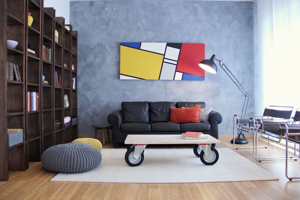 The open plan living space is designed with conversation in mind.