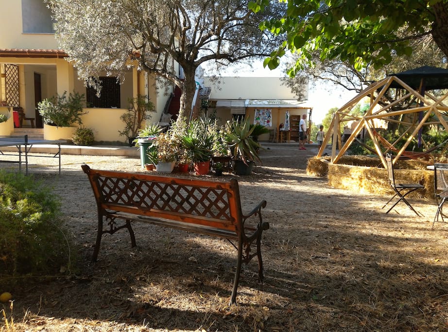 Giardino del B&B Rio Barca