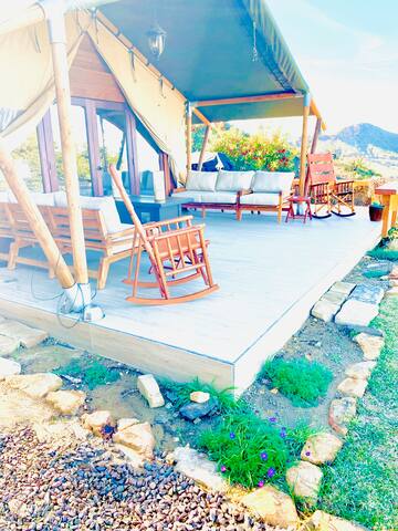 Malibu Mtns Luxury Safari Tent /Airstream 40 acres gallery image 5