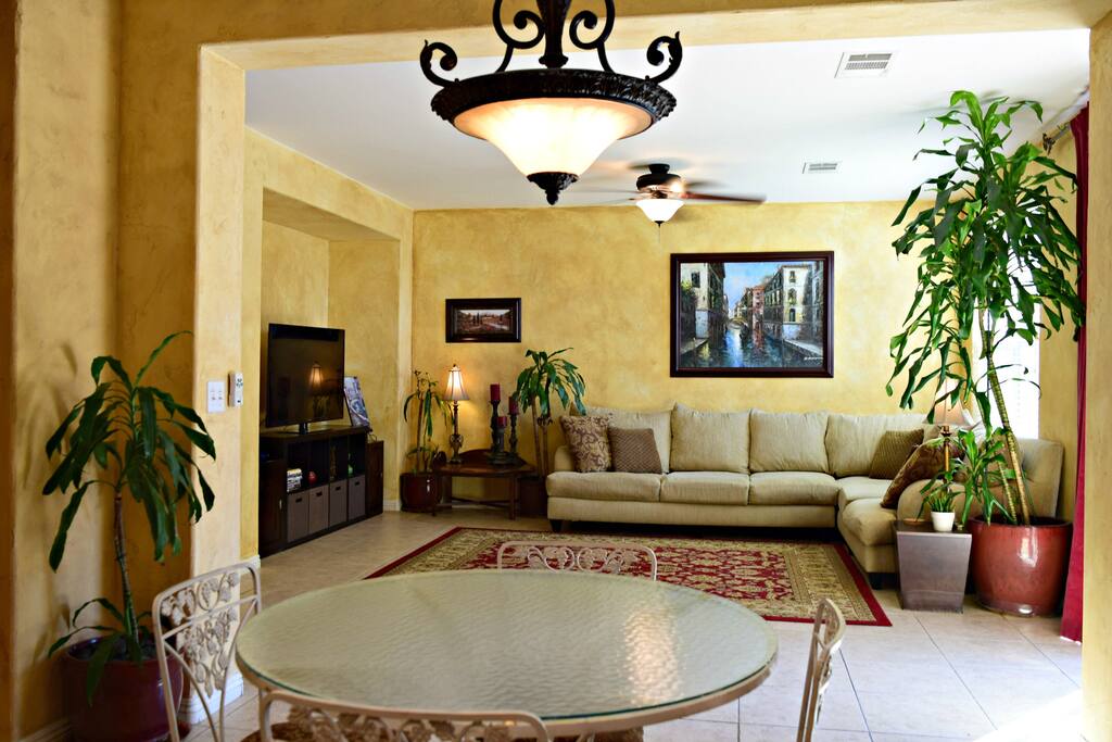 Great view of the living room.