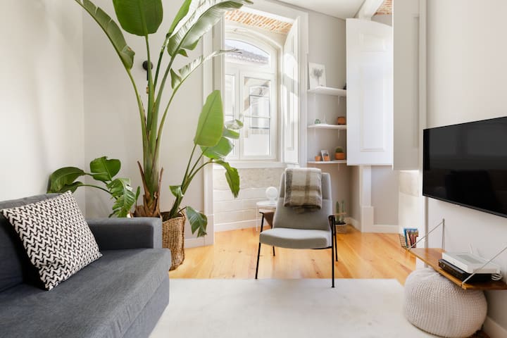 Updated Urban Chic Flat in 19th Century Building Alfama