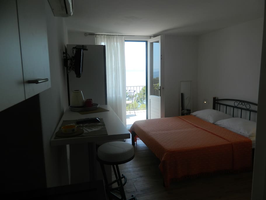 room and kitchenette