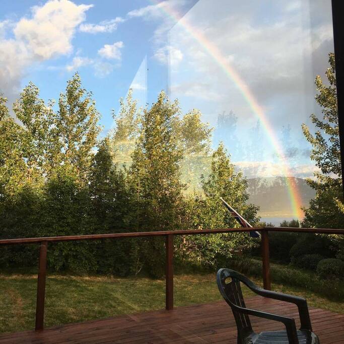 Glorious day of sun and rain