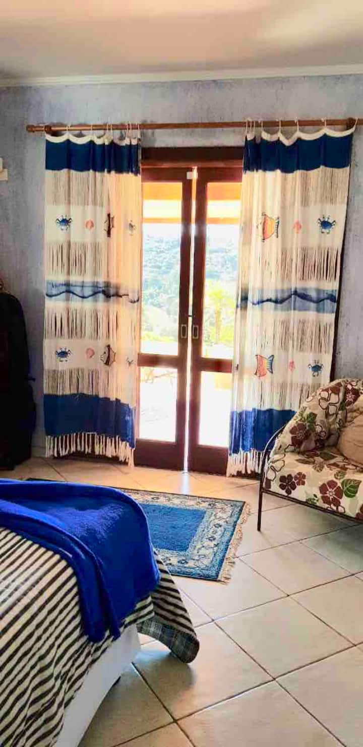 Ფლიგელის ხედი ტერასის წინ...