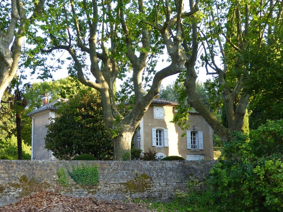 la maison depuis le jardin