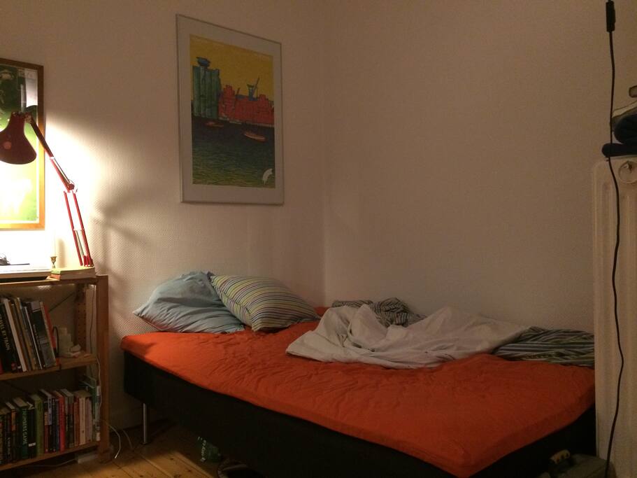 Large bedroom facing east.