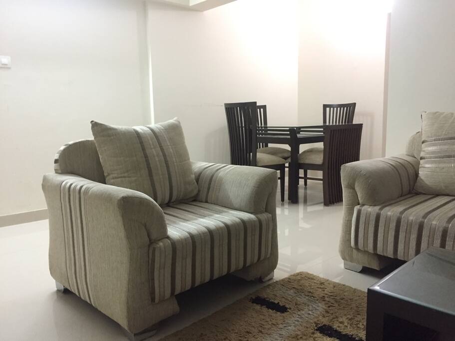 Living room and Dining area