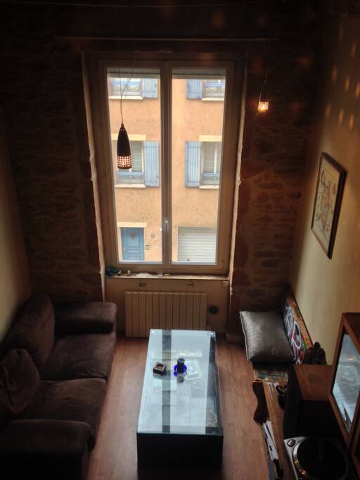 Salon / vue de la mezzanine