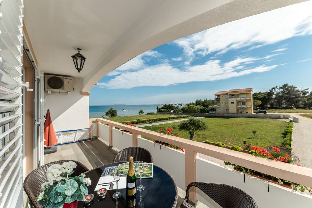 Balcony with a breathtaking sea view