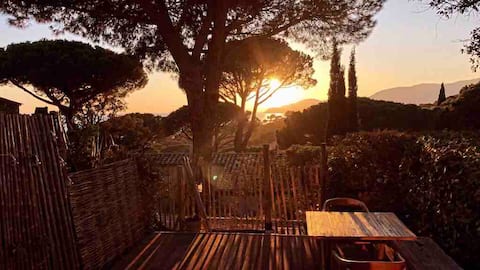 Top Airbnb: Sea View Apartment Terrace Gigaro / Pool & Tennis in La Croix Valmer